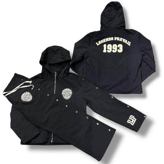 LEGENDS PREVAIL WINBREAKER SET BLACK WS-048