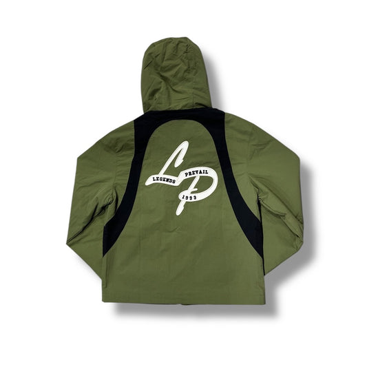 LEGENDS PREVAIL WINDBREAKER SET OLIVE/BLK WS-014