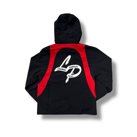 LEGENDS PREVAIL WINDBREAKER SET BLK/RED WS-014