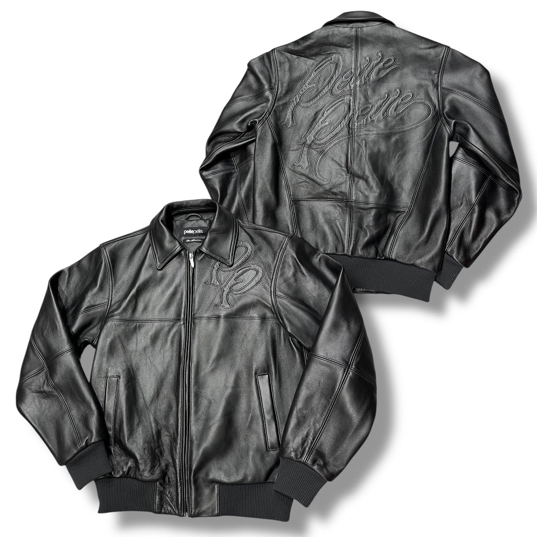 PELLE PELLE TWO TONE LEATHER JACKET  325-37552