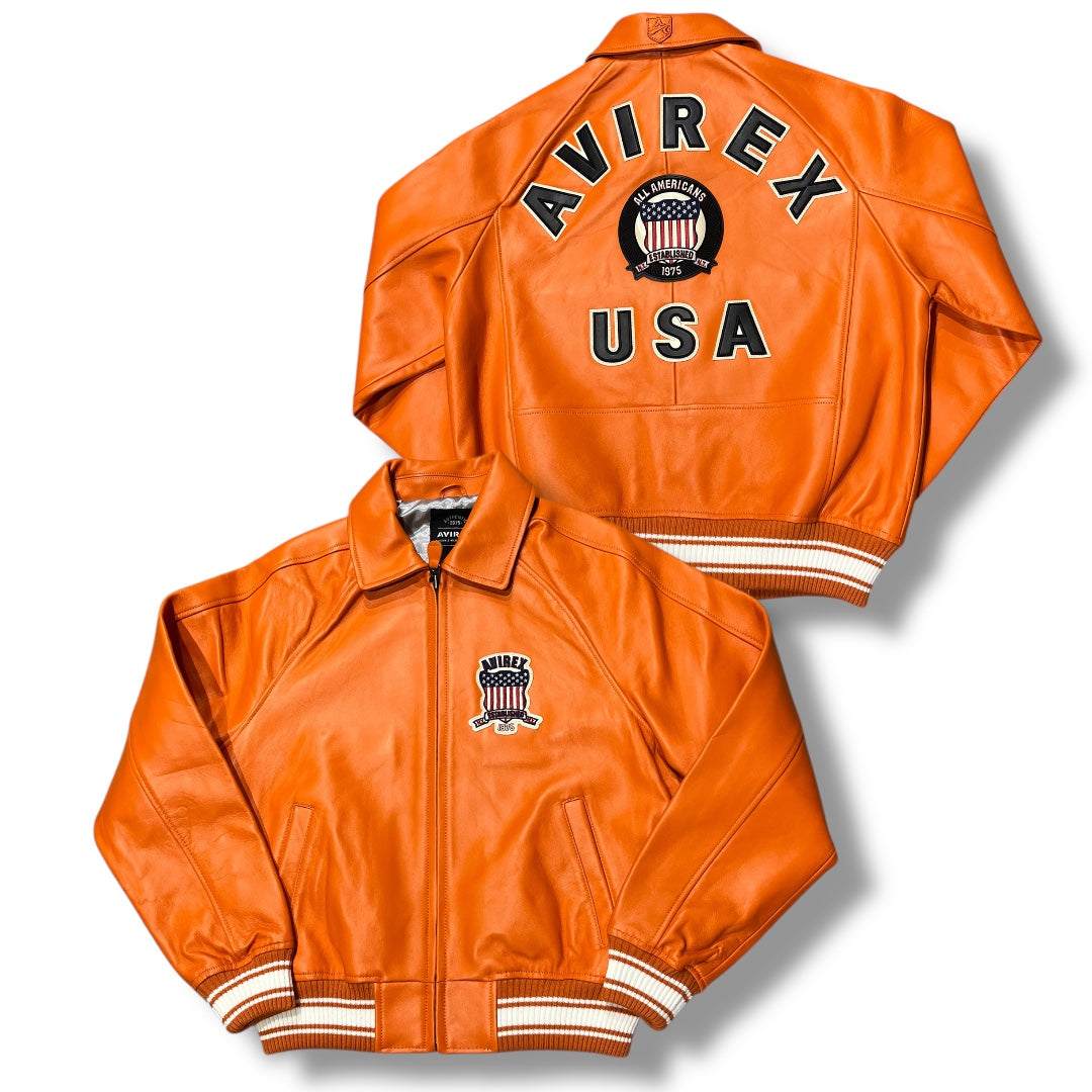 AVIREX FASHION ICON LEATHER JACKET 44AVF25IO21