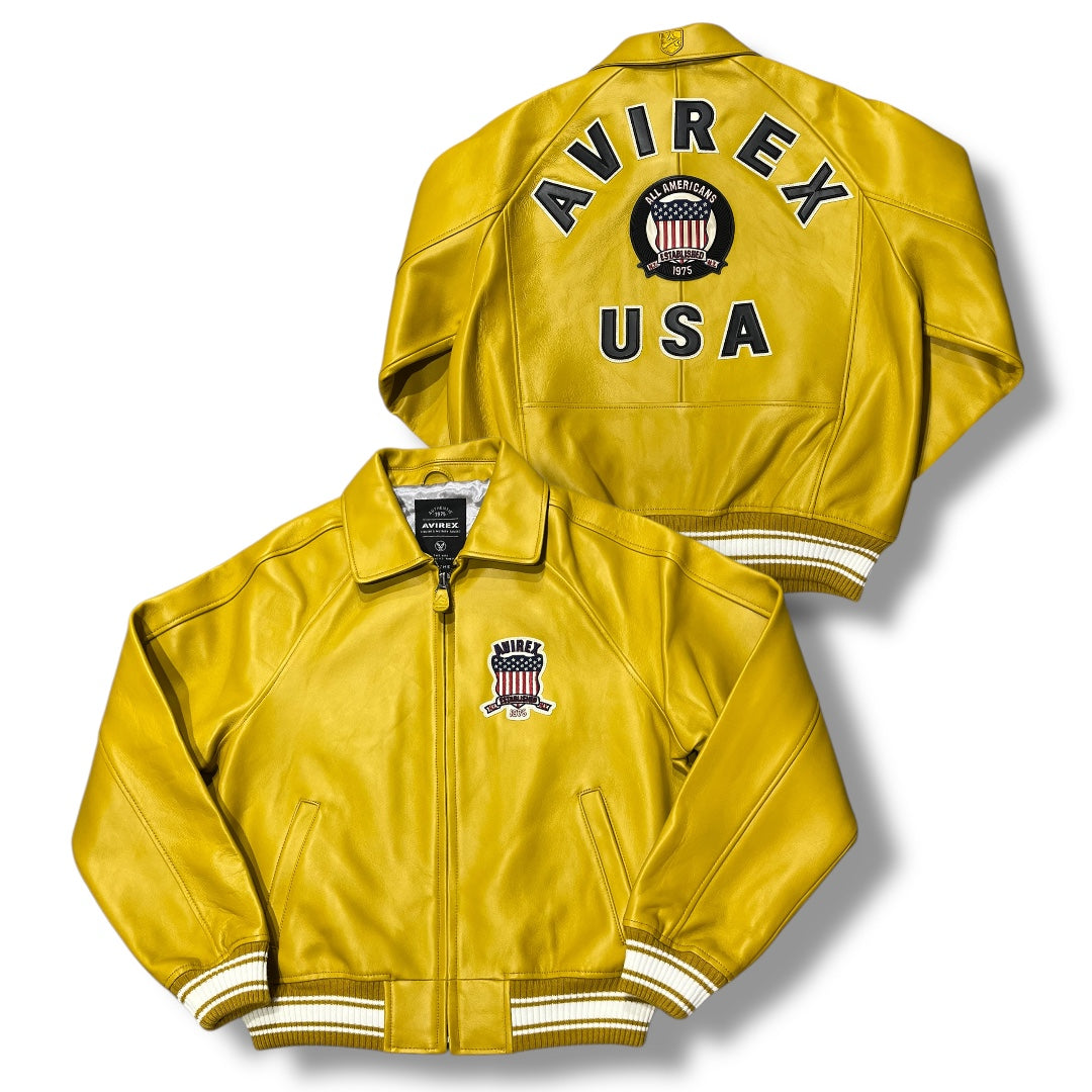 AVIREX FASHION ICON LEATHER JACKET 44AVF25IO21