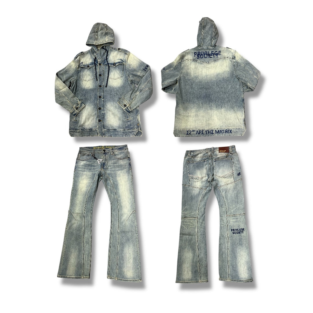 PRIVALEGE SOCIETY DENIM SET TB-DJK