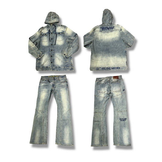 PRIVALEGE SOCIETY DENIM SET TB-DJK