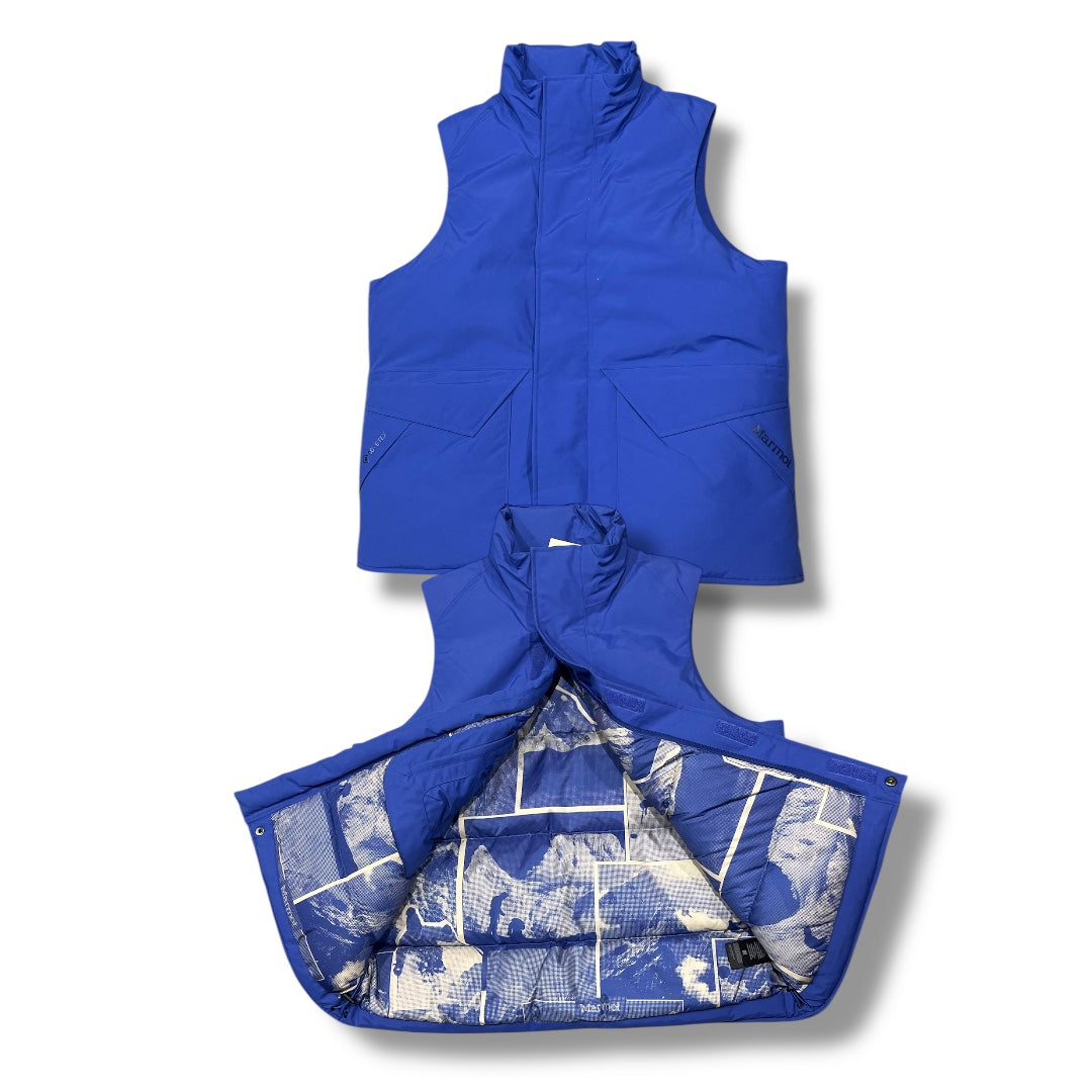 MARMOT GORE-TEX MAMMOTH VEST OXIDE BLUE