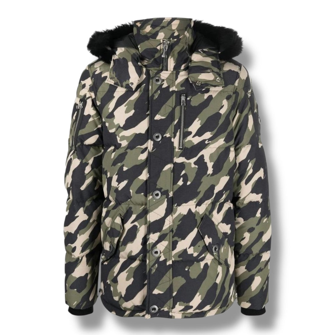 MOOSE KNUCKLES MENS ORIGINAL SHEARLING TRIM 3Q COAT