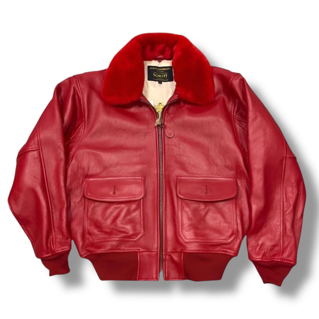 SCHOTT G1S LEATHER JACKET