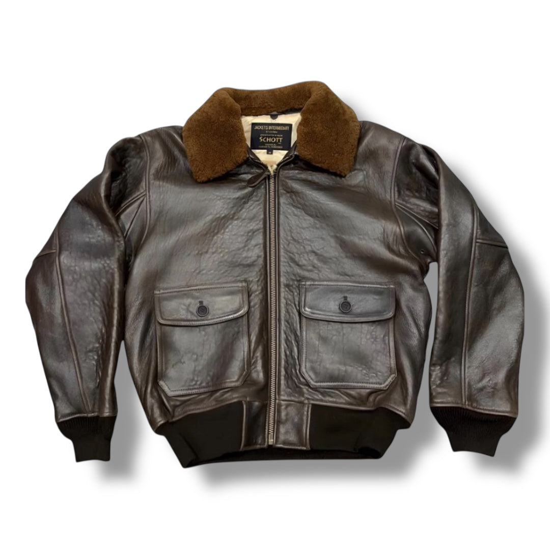 SCHOTT G1S LEATHER JACKET