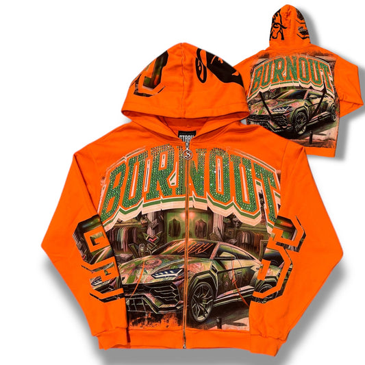 STRAY FULL-ZIP HOODIE ST1524