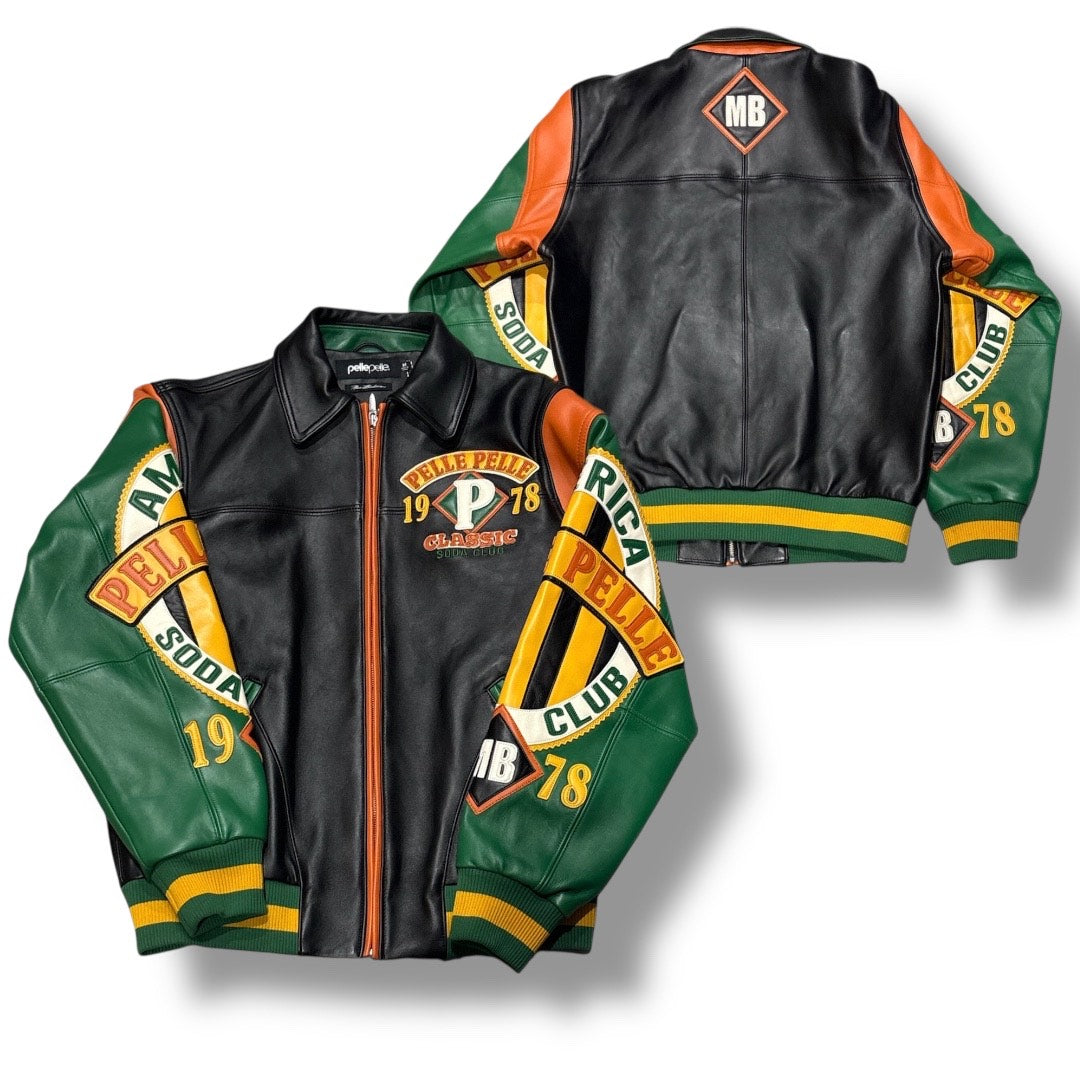 PELLE PELLE AMERICAN SODA CLUB LEATHER JACKET 425-37535