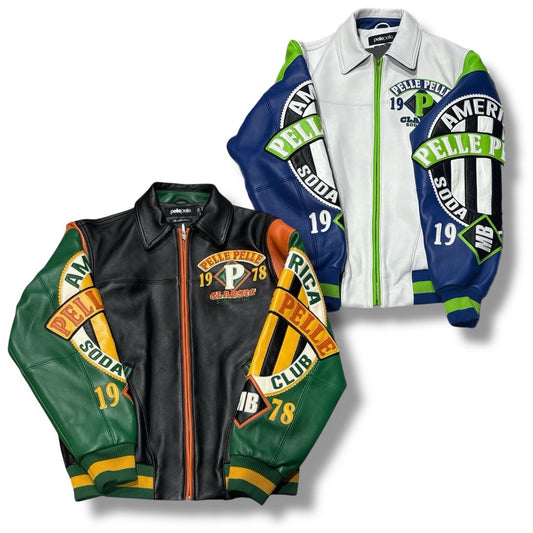 PELLE PELLE AMERICAN SODA CLUB LEATHER JACKET 425-37535
