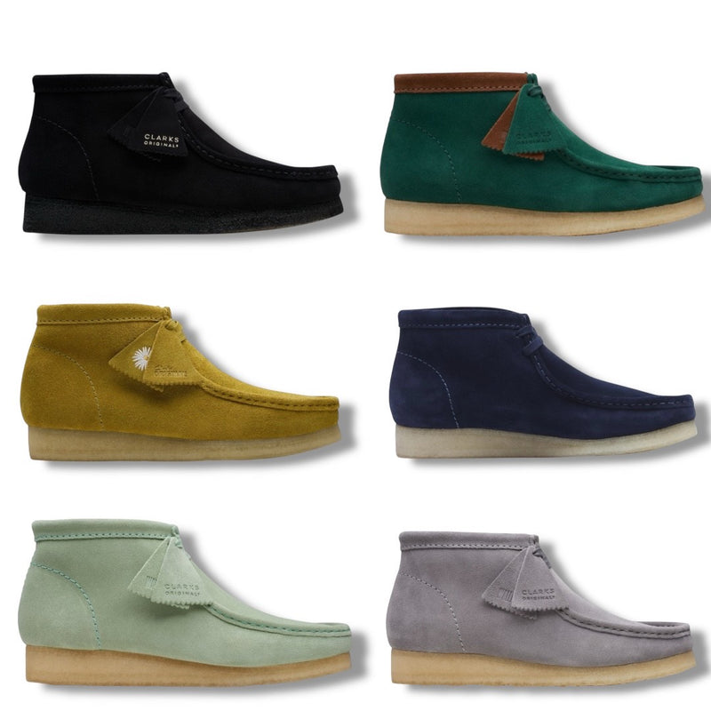 CLARKS SUEDE WALLABEE BOOTS