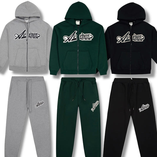 AVIREX SCRIPT SWEATSUIT SETS 44AVF242K41