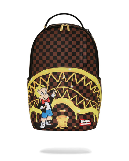 SPRAYGROUND RICHIE RICH GOLD SHARKMOUTH BACKPACK (910B7257NSZ)