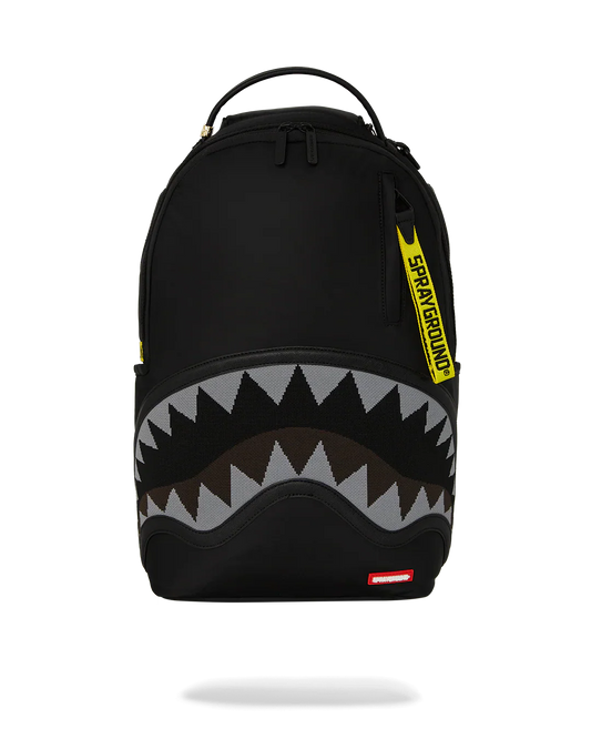 SPRAYGROUND SHARK CENTRAL YELLOW TAPE BACKPACK 910B7736NSZ