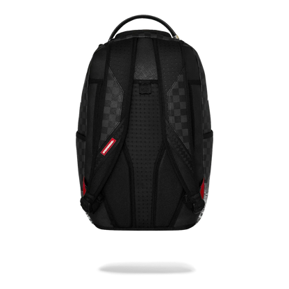 Ballers Clothing Shop Sprayground Money Beasts backpack back view with ergonomic mesh padding and adjustable straps